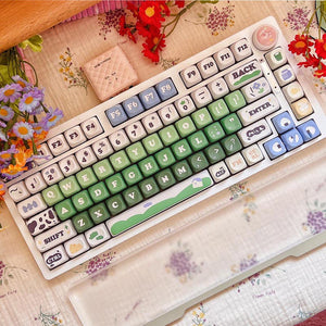 Gleekeys Cow Farm SOA Profile Keycap Set 146 Keys