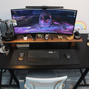 ACGAM Felt Desk Mat Large Mouse Pad Computer Desk Mat