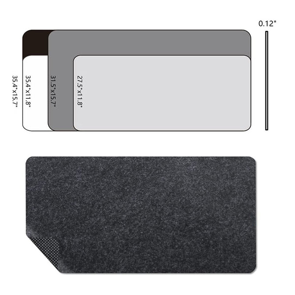 ACGAM Felt Desk Mat Large Mouse Pad Computer Desk Mat