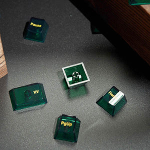 ACGAM Jade Cherry Profile Transparent Keycaps Set
