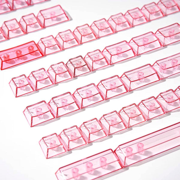 ACGAM Jade Cherry Profile Transparent Keycaps Set