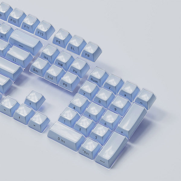 ACGAM Jello Translucent Jelly Keycap Set OEM Profile 113 Keys