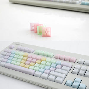 ACGAM Jelly Rainbow POM Keycap Set OEM Profile 109 Keys