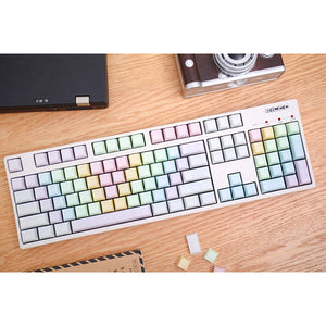 ACGAM Jelly Rainbow POM Keycap Set OEM Profile 109 Keys
