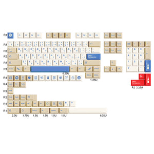 ACGAM Soyamilk Keycaps Set Cherry Profile 146 Keys