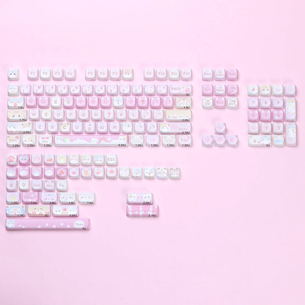 ACGAM x Maorbeng Meow Squad MAO Profile Keycap Set 141 Keys