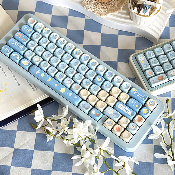 ACGAM x Maorbeng Sweet Dream Bear Keycap Set 140 Keys