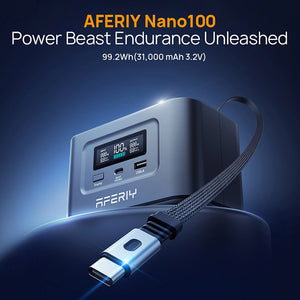 AFERIY Nano100 Tiny Portable Power Station 31000mAh
