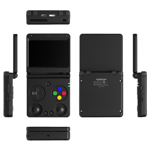 ANBERNIC RG34XXSP Flip Game Console with 3.4" Screen and Joystick