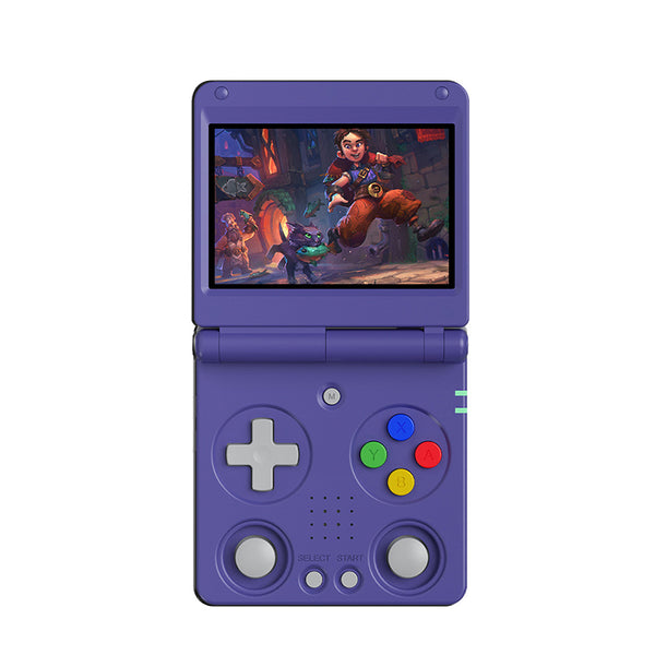 ANBERNIC_RG34XXSP_Flip_Game_Console_purple