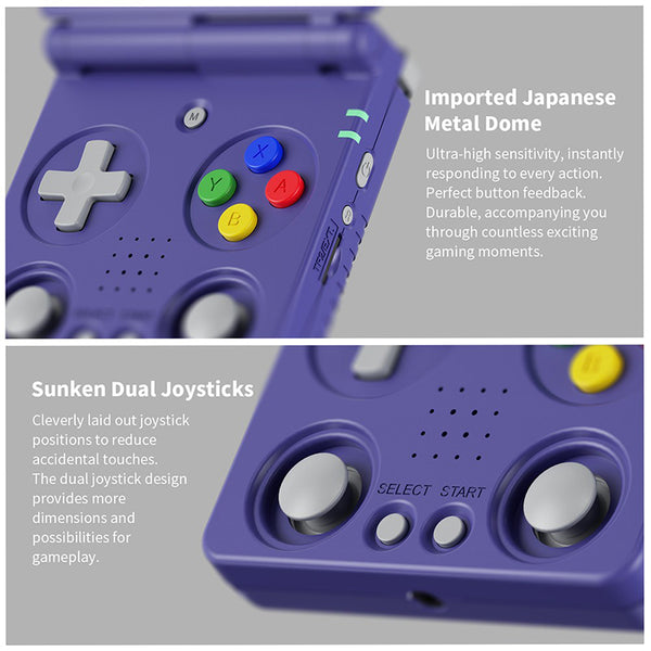 ANBERNIC RG34XXSP Flip Game Console with 3.4" Screen and Joystick