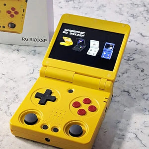 ANBERNIC RG34XXSP Flip Game Console with 3.4" Screen and Joystick