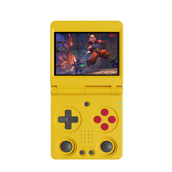 ANBERNIC_RG34XXSP_Flip_Game_Console_yellow