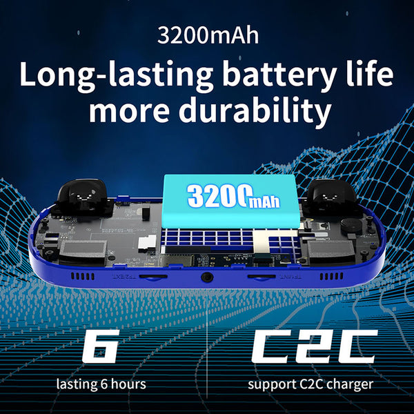 ANBERNIC RG40XX H Retro Handheld Game Console with RGB Light