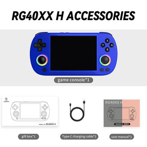 ANBERNIC RG40XX H Retro Handheld Game Console with RGB Light