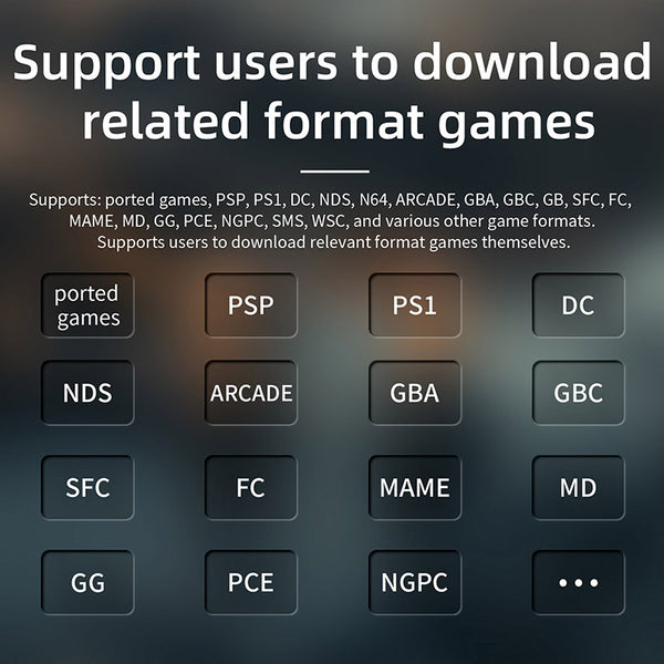 ANBERNIC RG40XX H Retro Handheld Game Console with RGB Light