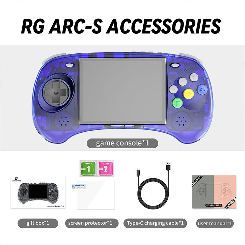 ANBERNIC_RG_ARC-S_Clear_Game_Console_Blue_Clear_4
