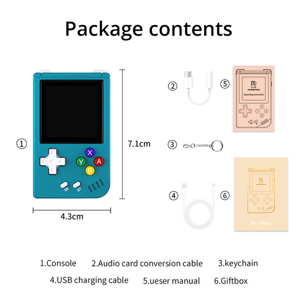 ANBERNIC RG Nano Mini Handheld Game Console