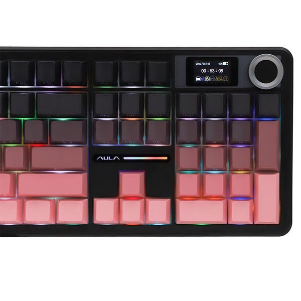 AULA F108 Pro Tri-mode LCD Display Mechanical Keyboard