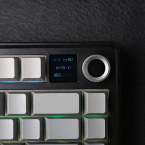 AULA F75 Max Creamy Thocky Mechanical Keyboard Tri-mode with TFT Screen