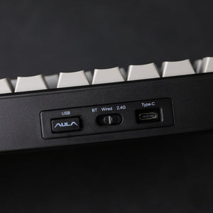 AULA F75 Max Creamy Thocky Mechanical Keyboard Tri-mode with TFT Screen