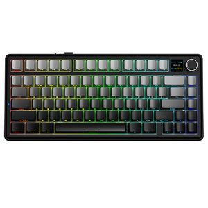 AULA F75 Max Creamy Thocky Mechanical Keyboard Tri-mode with TFT Screen