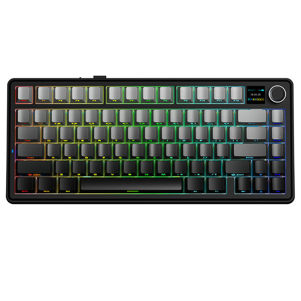 AULA F75 Max Creamy Thocky Mechanical Keyboard Tri-mode with TFT Screen