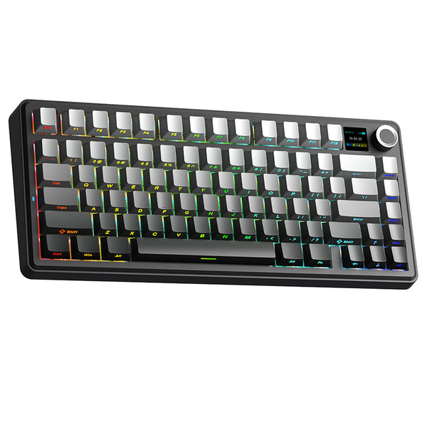 AULA F75 Max Creamy Thocky Mechanical Keyboard Tri-mode with TFT Screen