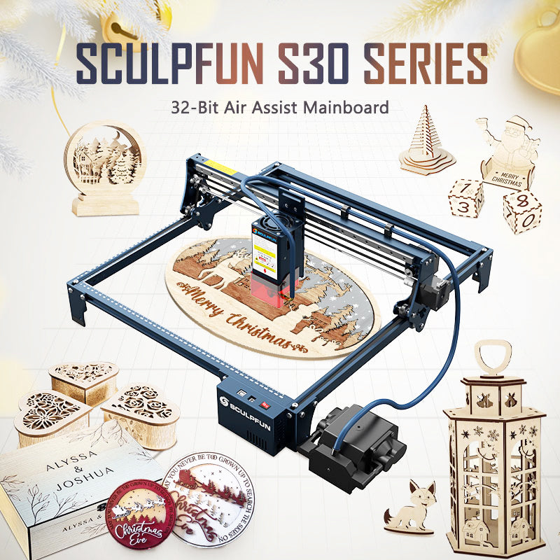 SCULPFUN S30  Pro Laser Engraver Cutter Automatic Air-assist