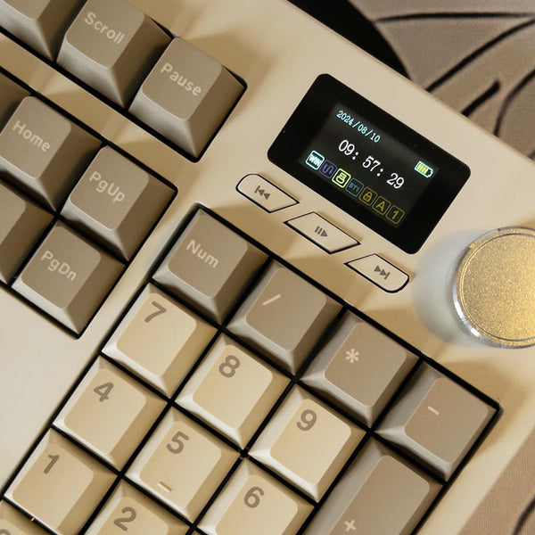 Ajazz AK35I V3 MAX TFT Color Screen Wireless Mechanical Keyboard