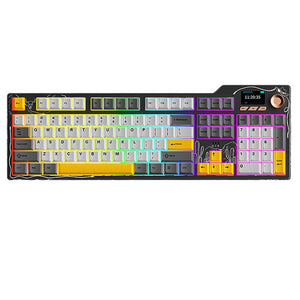 Ajazz AK35I V4 Tri-Mode Mechanical Keyboard TFT Color Screen 10000mAh Battery