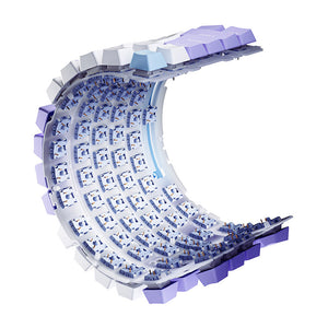 Ajazz AK820 Pro Mechanical Keyboard Creamy Keyboard