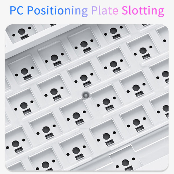 Ajazz AK820 Pro Mechanical Keyboard Creamy Keyboard