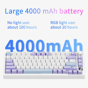 Ajazz AK820 Pro Mechanical Keyboard Creamy Keyboard