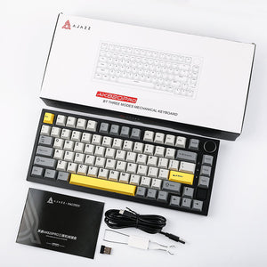 Ajazz AK820 Pro Mechanical Keyboard Creamy Keyboard