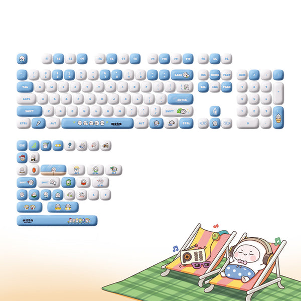 Akko Fat Rolling Series Keycap Set MOG Profile