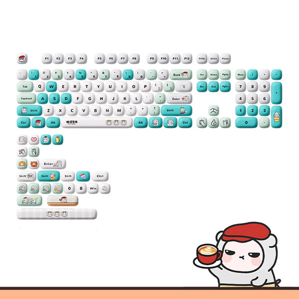 Akko Fat Rolling Series Keycap Set MOG Profile