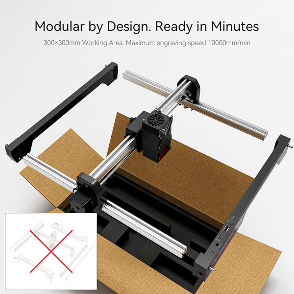 AtomStack Swift Laser Engraver 7W 12W for Home Creators