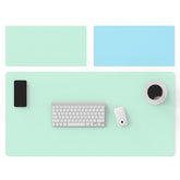 ACGAM DAGK Leather Double Sided Desk Mat Large Mouse Pad