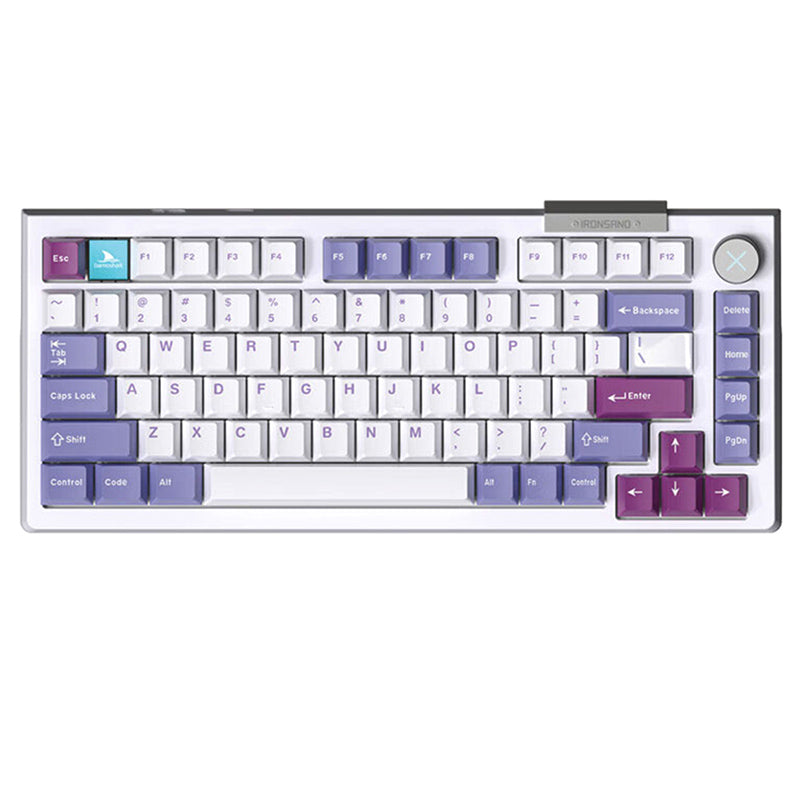 Darmoshark_TOP75_Mechanical_Keyboard_With_TFT_Screen_White_Purple