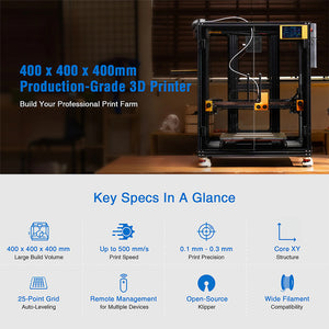 ERYONE ThinkerX400 FDM 3D Printer with High-Speed Large Build Volume