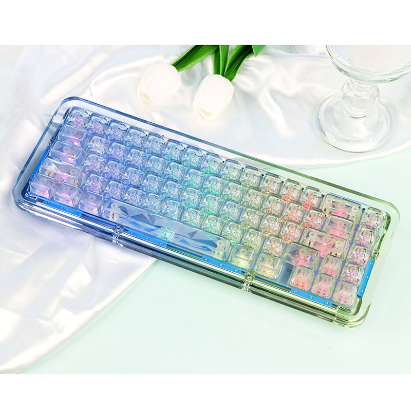 FirstBlood B67 Transparent Mechanical Keyboard - WhatGeek FirstBlood B67 Transparent Mechanical Keyboard - WhatGeek