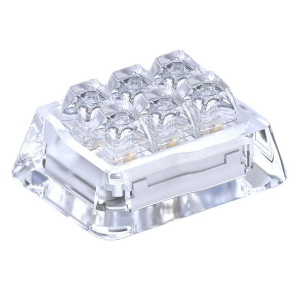 FirstBlood B6 매크로 키보드 투명 무선 매크로 패드