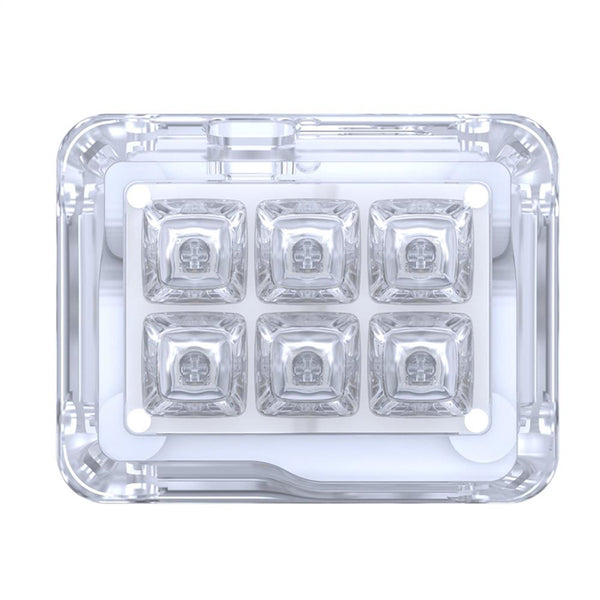 FirstBlood B6 매크로 키보드 투명 무선 매크로 패드