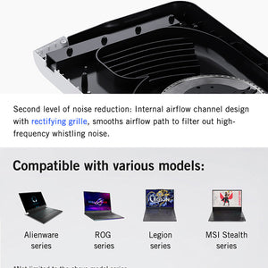 Flydigi BS1 Laptop Cooling Base with Intelligent Temperature Control