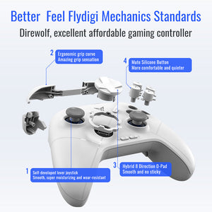 Flydigi Direwolf 3 Gaming Controller Compatible with PC/Switch/Apple /Android