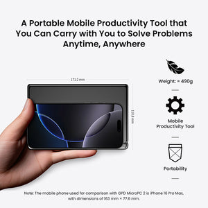 GPD MicroPC 2 Handheld Laptop Linux Compatibility Mini Work Computer