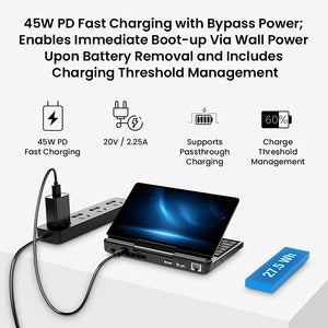 GPD MicroPC 2 Handheld Laptop Linux Compatibility Mini Work Computer