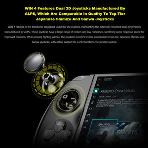 GPD Win 4 2025 Gaming Handheld PC Ryzen AI9 HX370