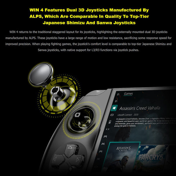 GPD Win 4 2025 Gaming Handheld PC Ryzen AI9 HX370